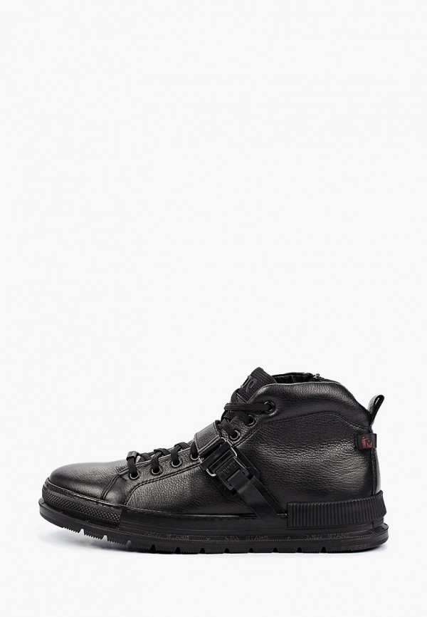 мужские высокие ботинки b2b black to black, черные