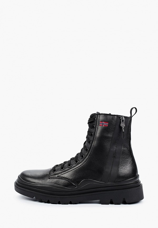 мужские высокие ботинки b2b black to black, черные