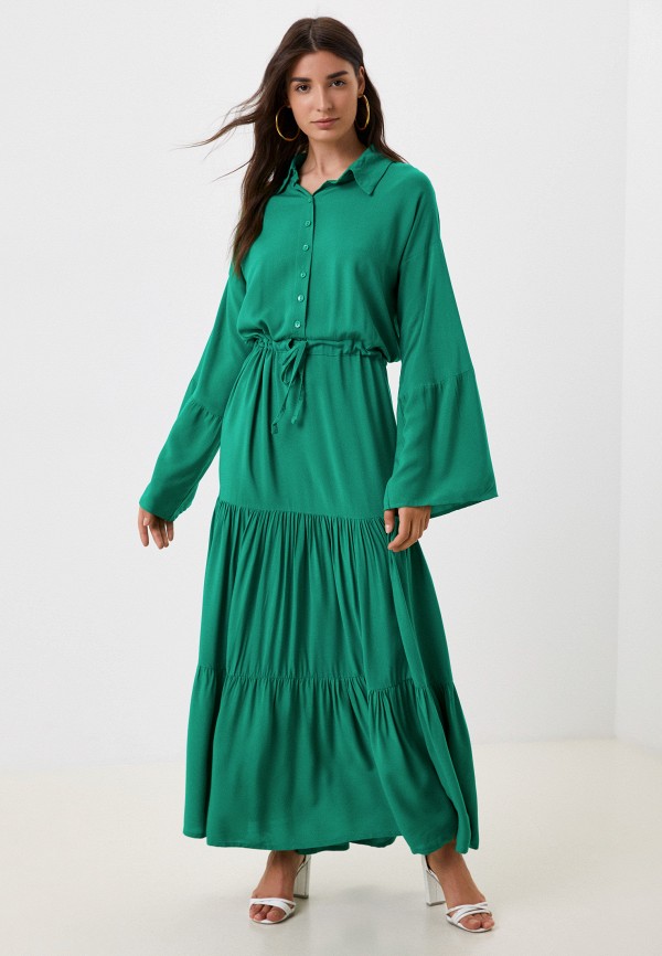 женское платье-рубашки marselesa, зеленое