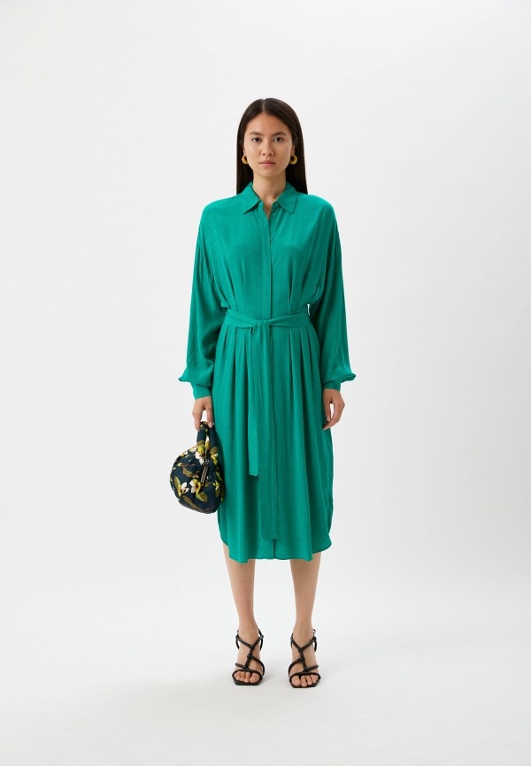 женское платье-рубашки twinset milano, зеленое