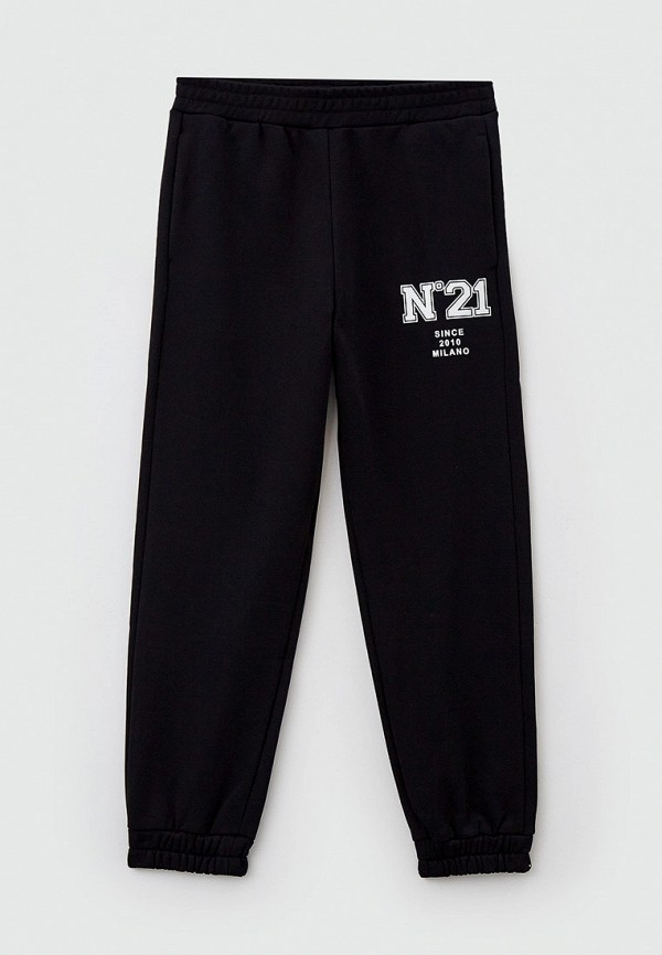 спортивные брюки n21 для мальчика, черные