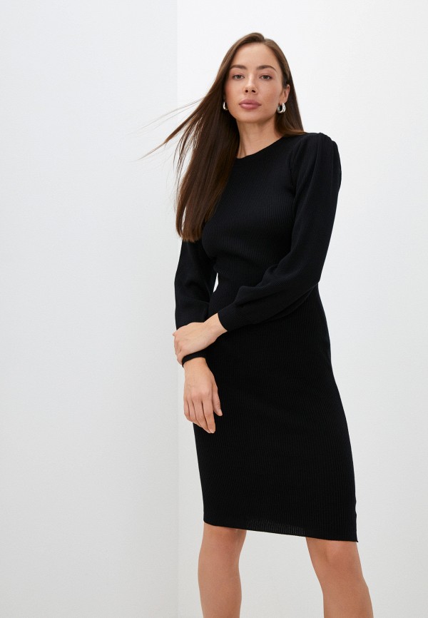 женское платье-свитеры allegri, черное