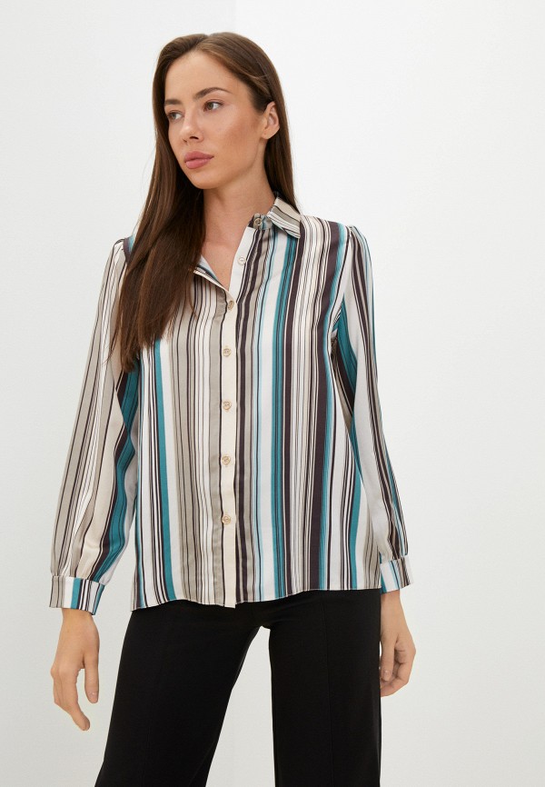 женская блузка с длинным рукавом moona store, разноцветная