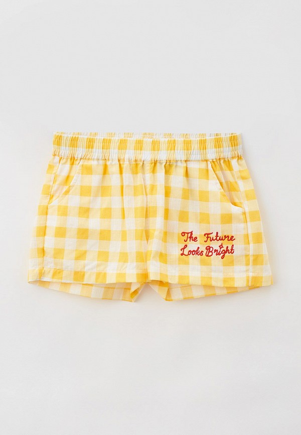 шорты mini rodini для девочки, желтые