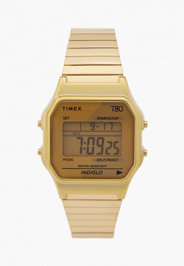 женские часы timex, золотые