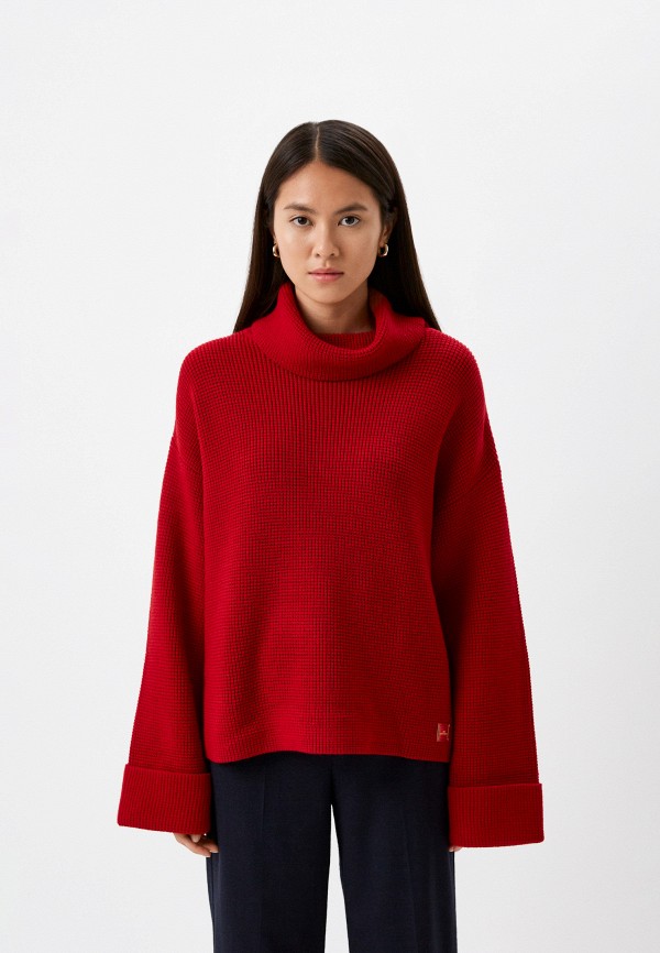 женский свитер elisabetta franchi, красный