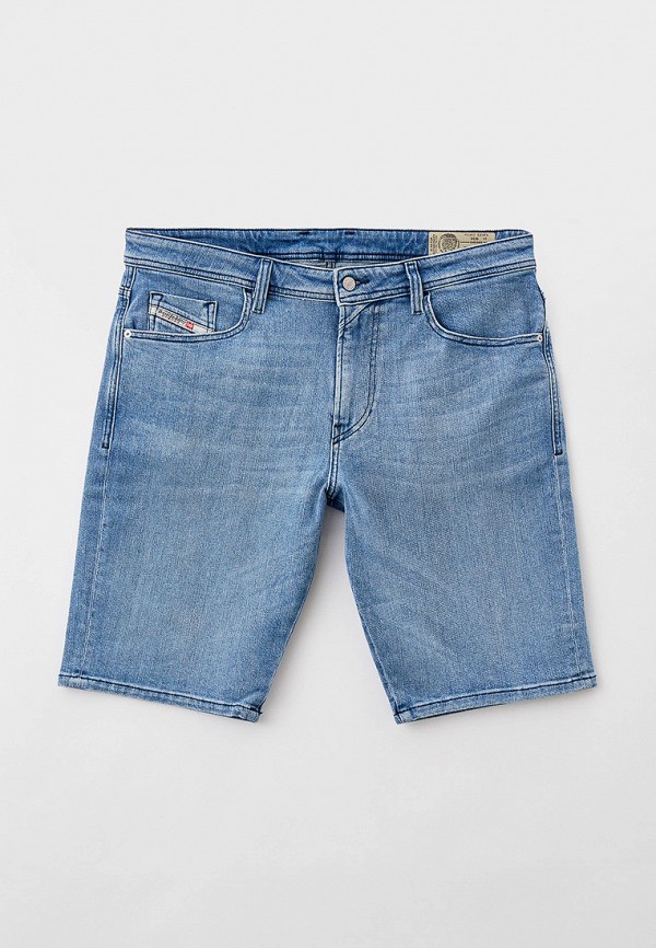 мужские джинсовые шорты diesel, голубые