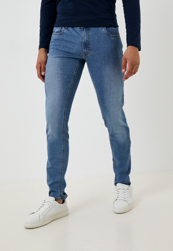 мужские зауженные джинсы hopenlife, голубые