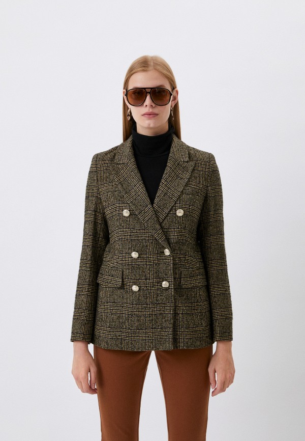 женский пиджак pennyblack, коричневый