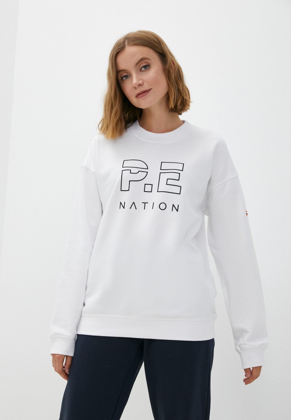 женский спортивные свитшот p.e nation, белый