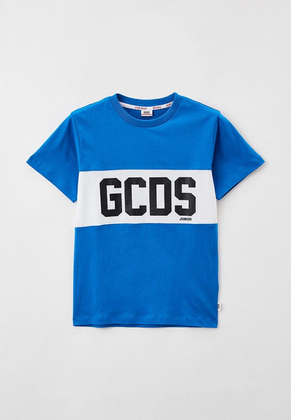 футболка с коротким рукавом gcds junior малыши, синяя