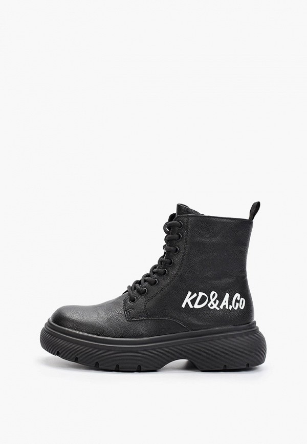 ботинки keddo для девочки, черные