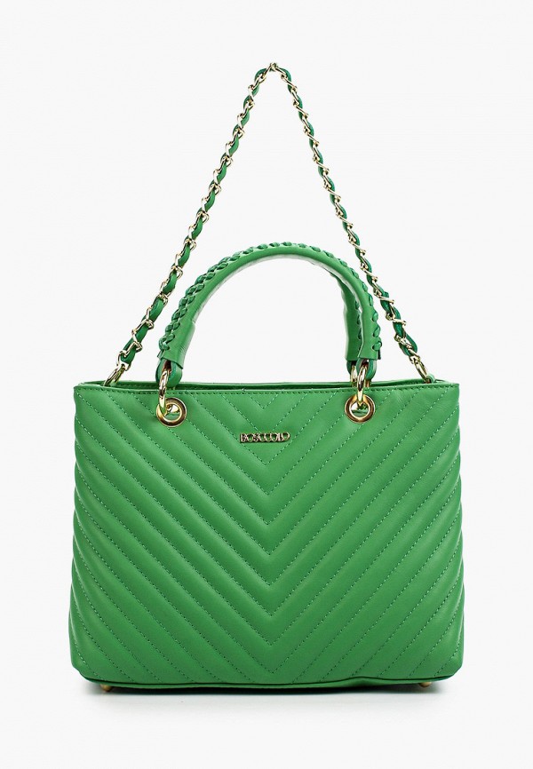 женская сумка с ручками bosccolo, зеленая
