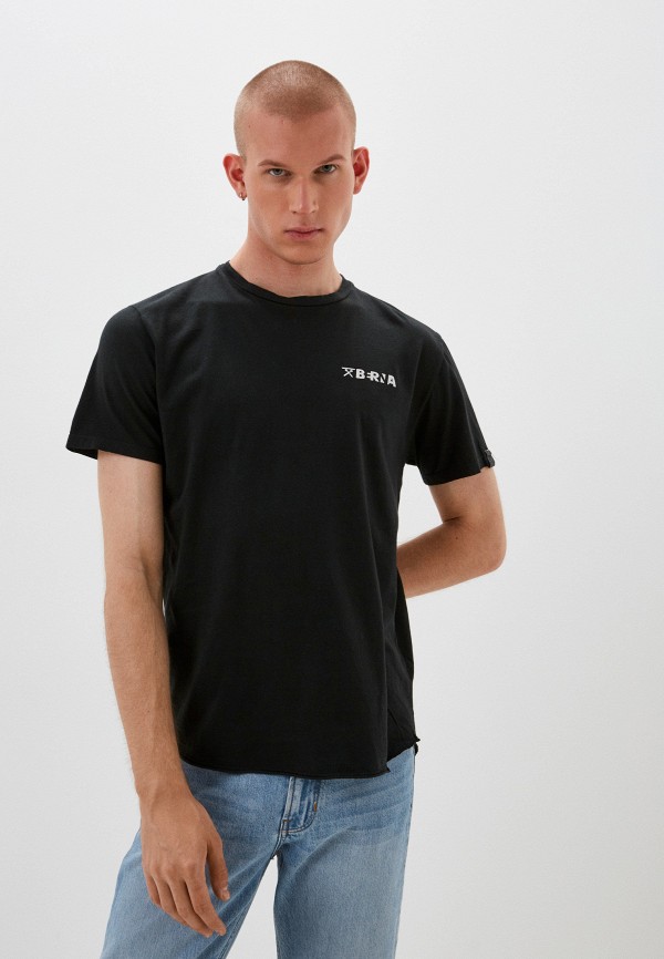 мужская футболка с коротким рукавом berna, черная