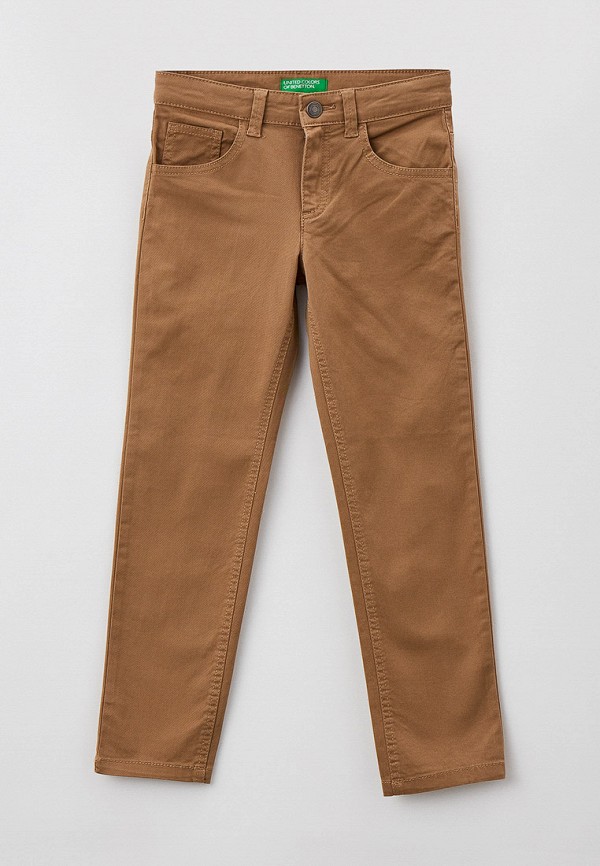брюки united colors of benetton для мальчика, коричневые