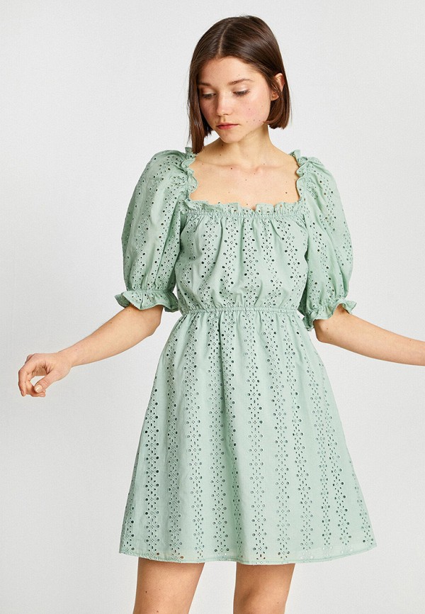 женское повседневные платье koton, зеленое