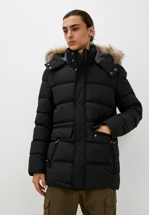 мужская утепленные куртка galvanni, черная