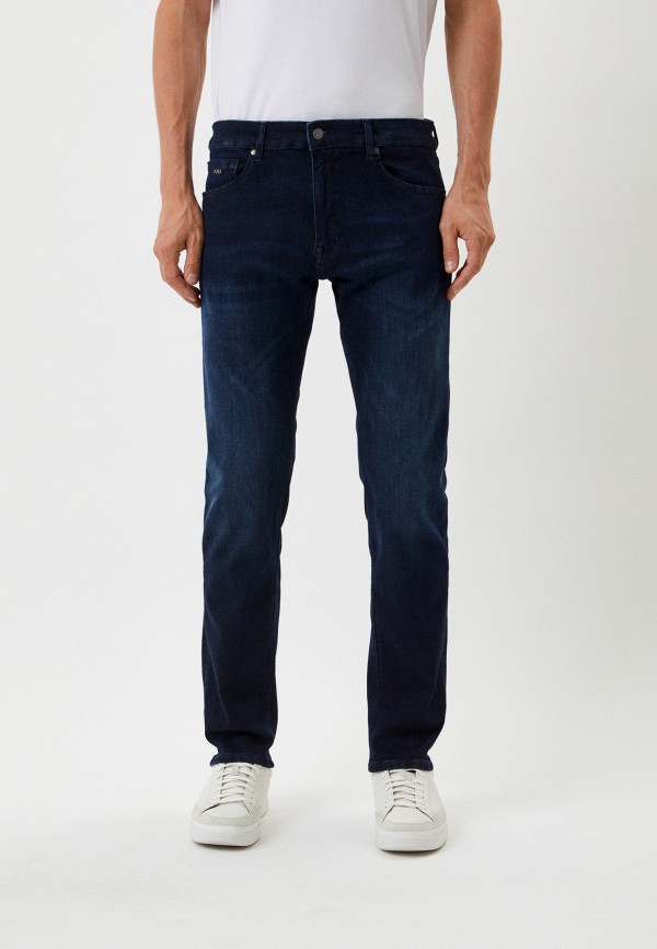мужские прямые джинсы boss, синие