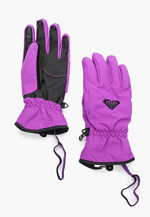 женские перчатки roxy, фиолетовые