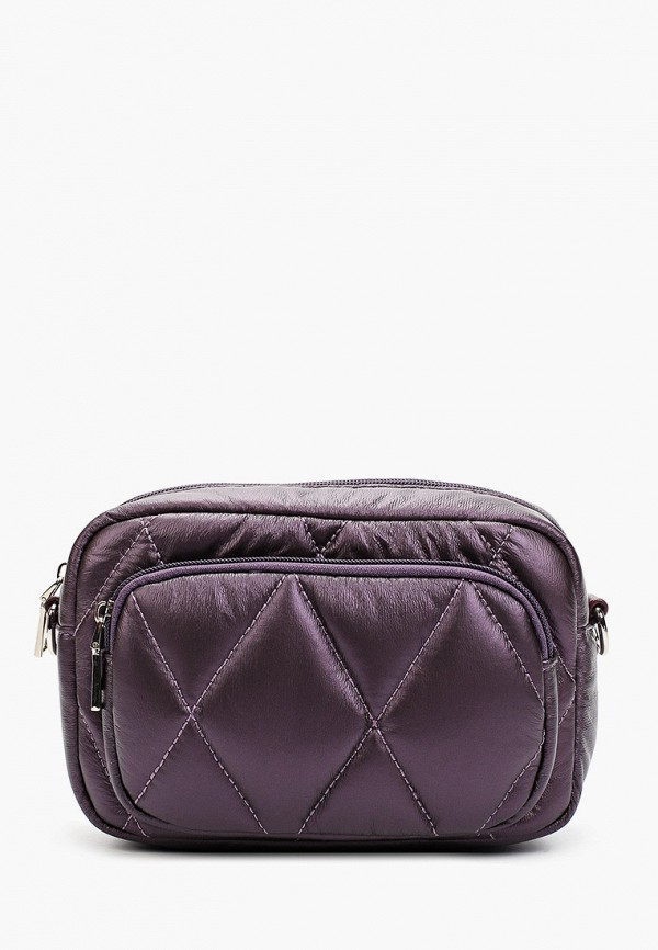 женская сумка через плечо fabretti, фиолетовая