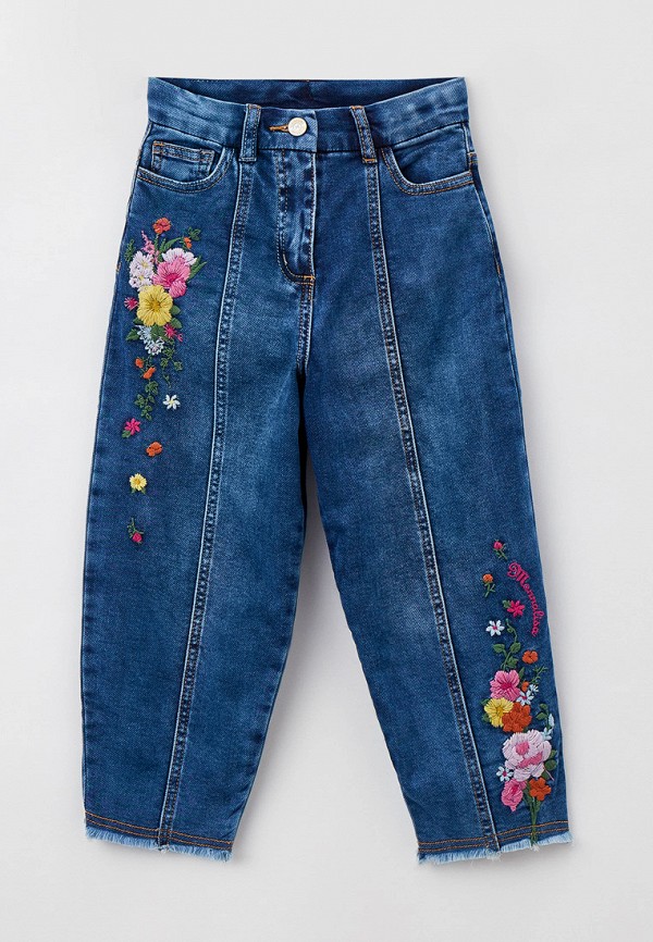 джинсы monnalisa для девочки, синие