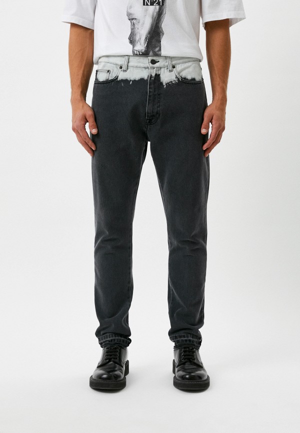 мужские зауженные джинсы n21, серые