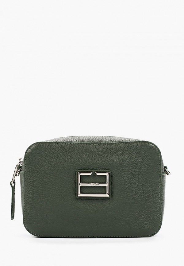 женская сумка через плечо fabretti, зеленая
