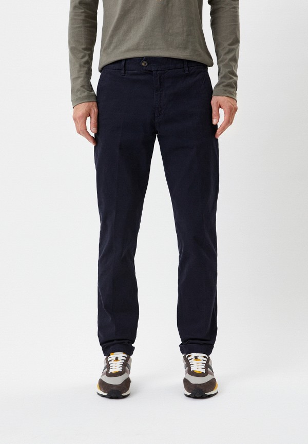 мужские зауженные брюки aeronautica militare, синие
