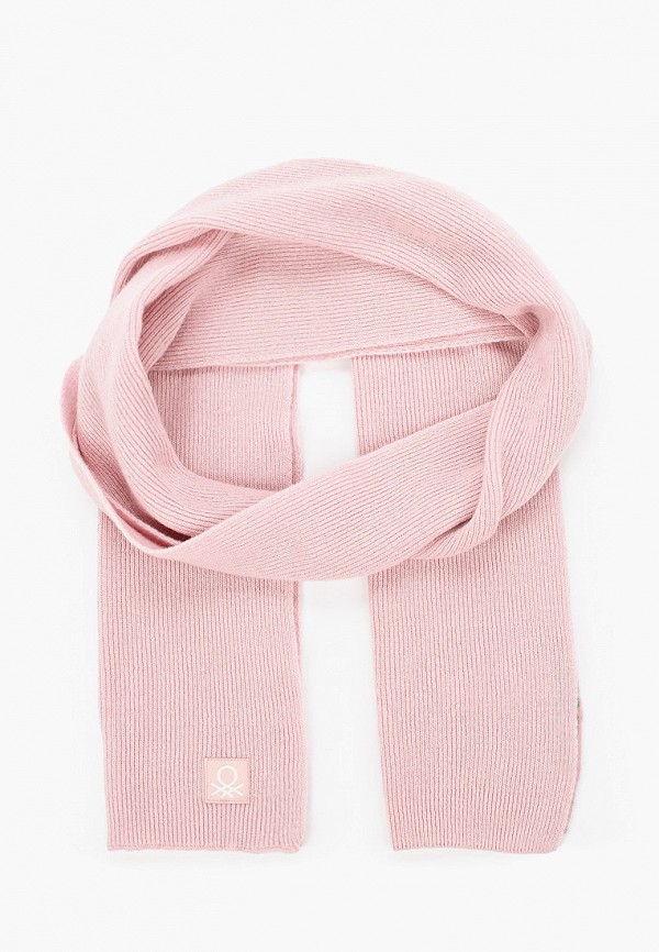 шарф united colors of benetton для девочки, розовый