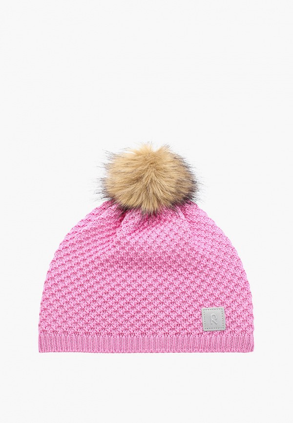 шапка reima для девочки, розовая