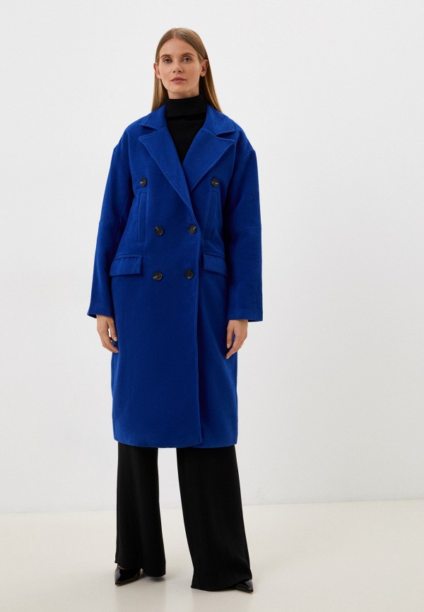 женское двубортные пальто fragarika, синее