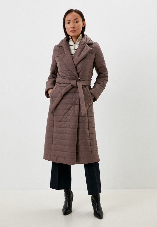 женская утепленные куртка shartrez, коричневая
