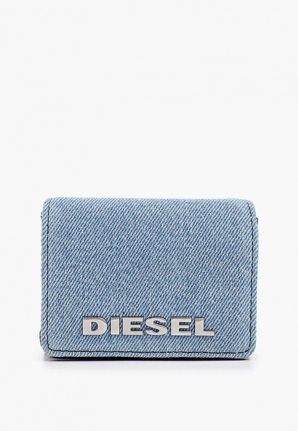 женский кошелёк diesel, голубой