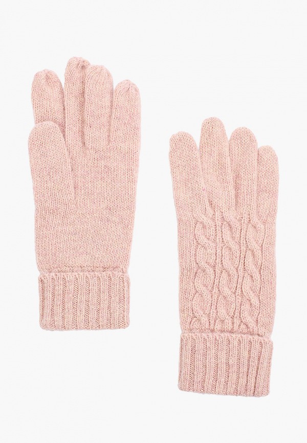 женские текстильные перчатки fabretti, розовые