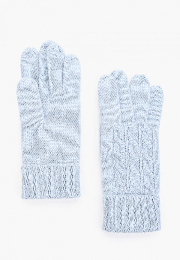 женские текстильные перчатки fabretti, голубые
