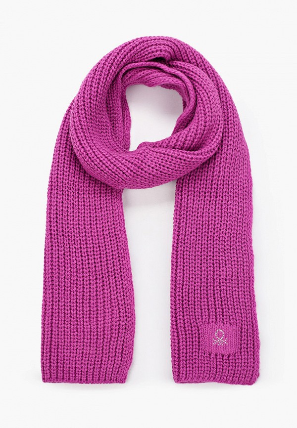 шарф united colors of benetton для девочки, фиолетовый