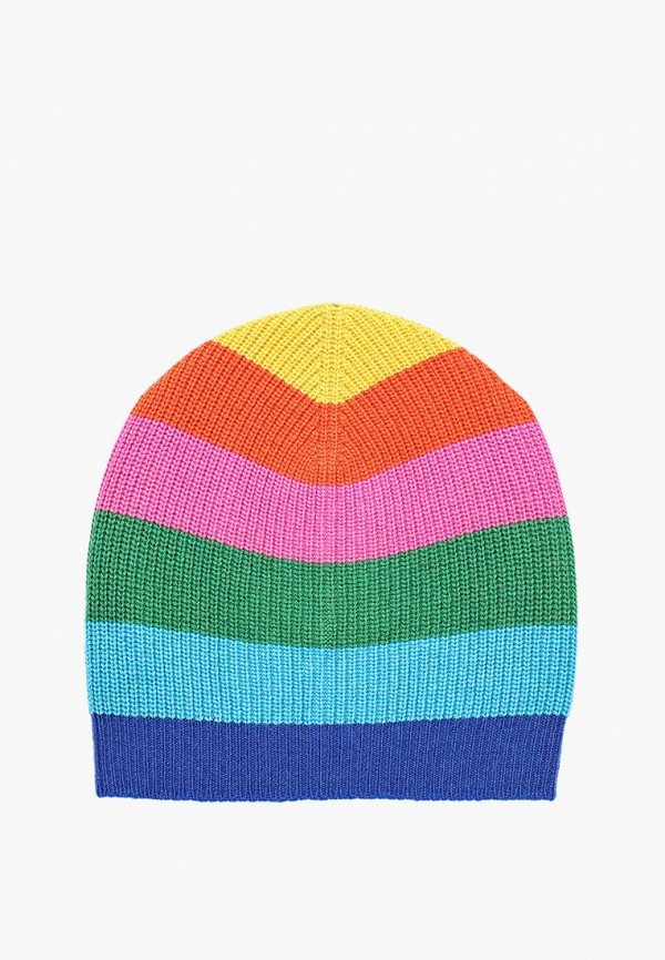 женская шапка united colors of benetton, разноцветная