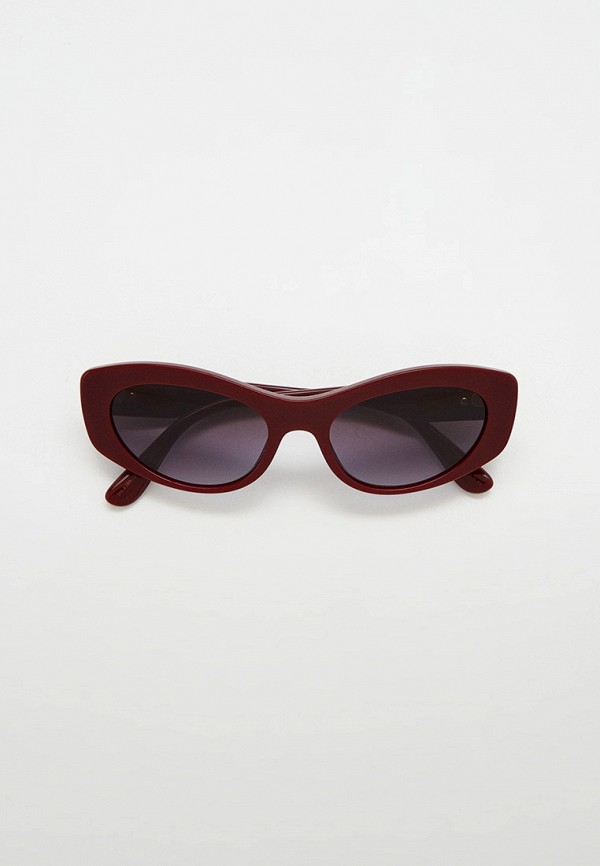 женские солнцезащитные очки dolce & gabbana, бордовые