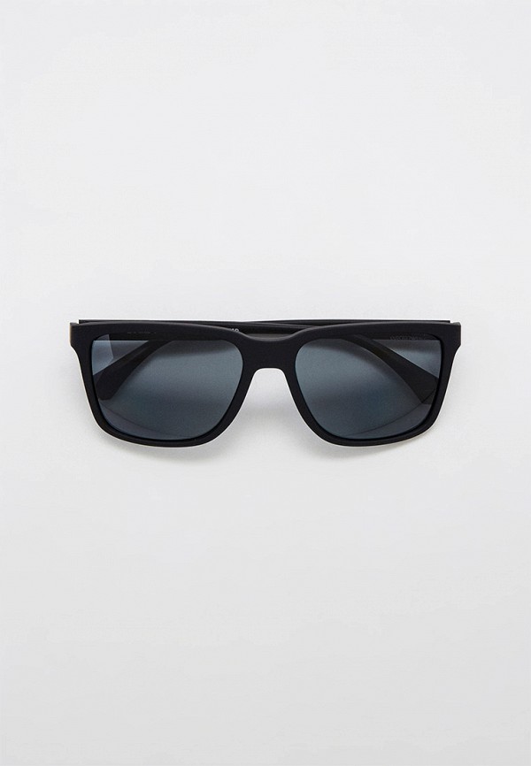 мужские квадратные солнцезащитные очки emporio armani, черные
