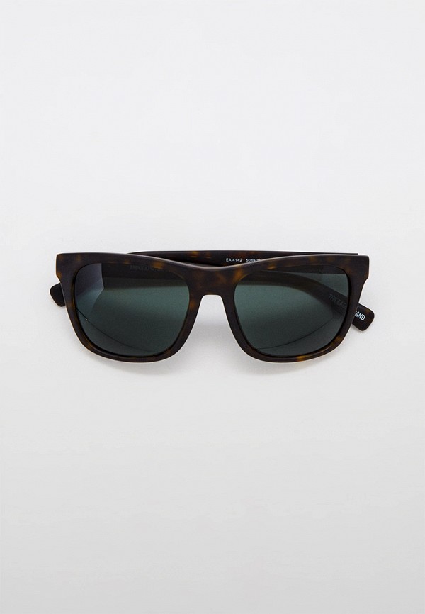 мужские квадратные солнцезащитные очки emporio armani, черные