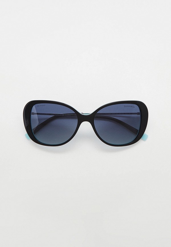 женские квадратные солнцезащитные очки tiffany & co, черные