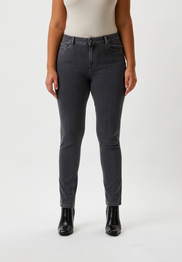 женские джинсы скинни marina rinaldi sport, серые