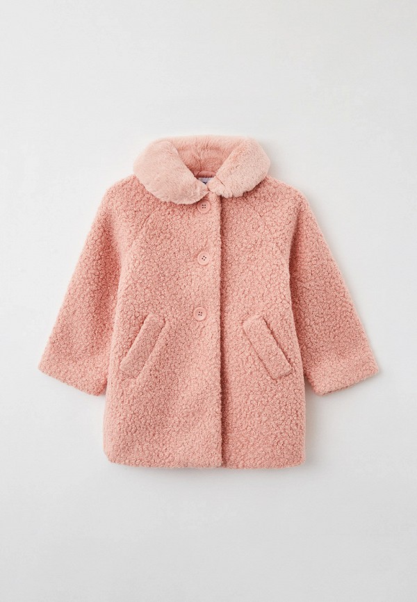 пальто mayoral для девочки, розовое
