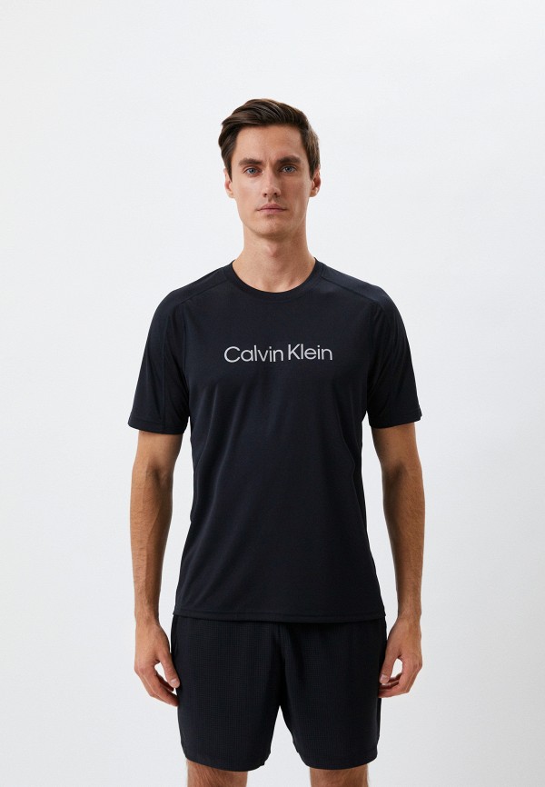 мужская спортивные футболка calvin klein, черная