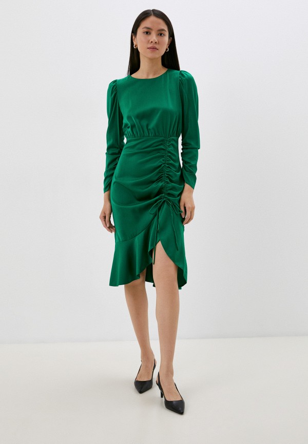 женское платье-футляр hey look, зеленое