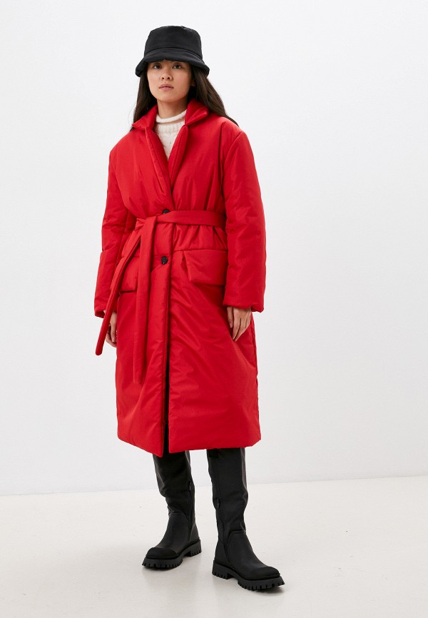 женская утепленные куртка trendyangel, красная