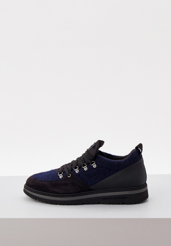мужские низкие ботинки principe di bologna, синие