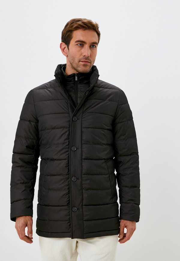 мужская утепленные куртка madzerini, коричневая