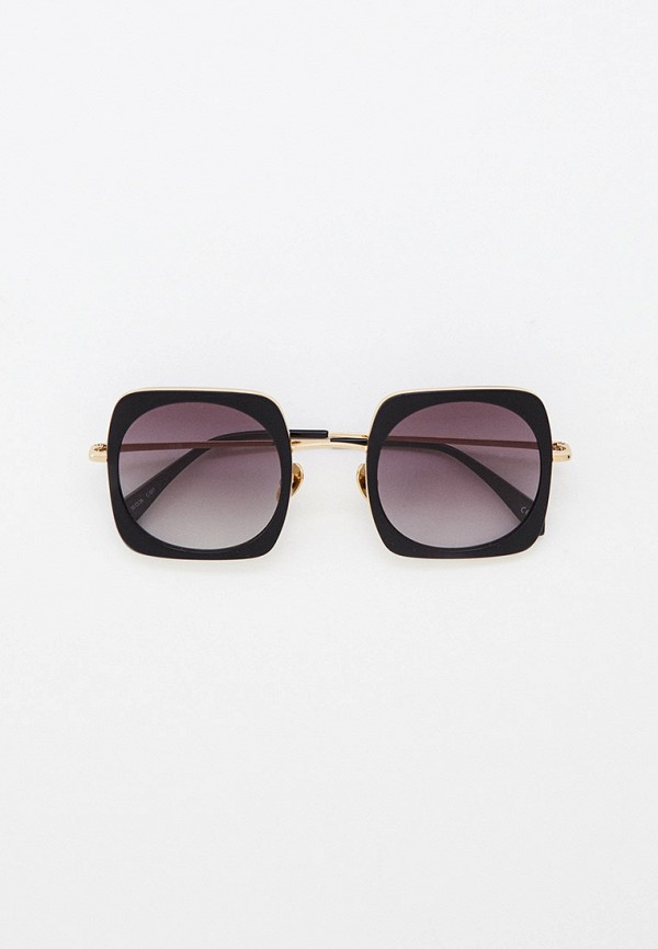 женские квадратные солнцезащитные очки kaleos, черные