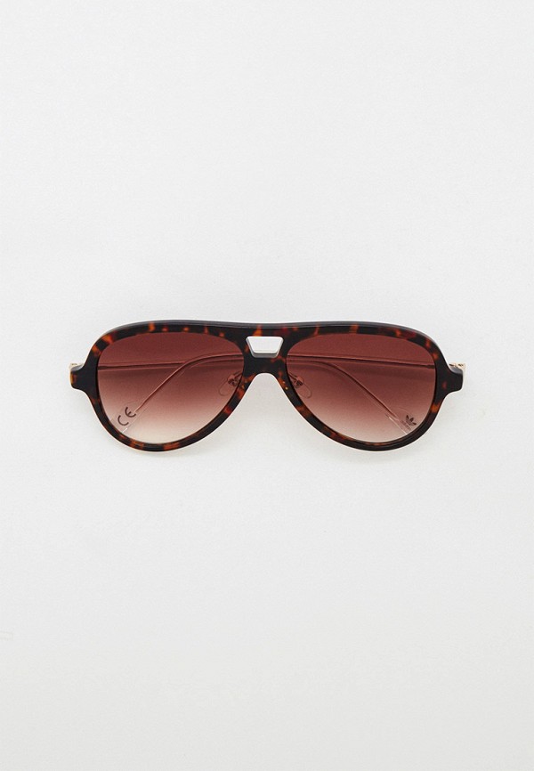 женские авиаторы солнцезащитные очки adidas, коричневые